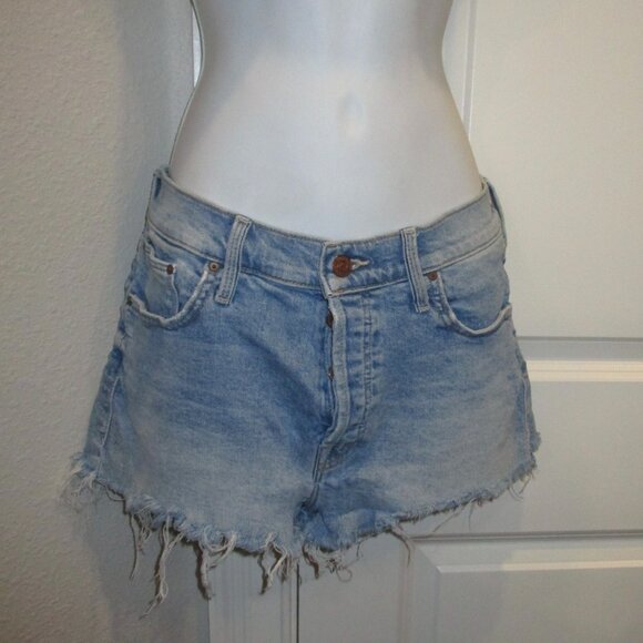 MOTHER THE SCRAPPER CUT OFF FRAY SHORT 26 - Picture 3 of 8